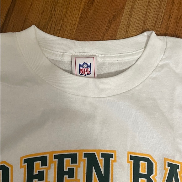 Green Bay Packers White T Shirt Men’s Size XL 100% Cotton NFL - Picture 2 of 4